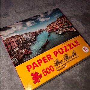 Bei Bi La 500 Piece Paper Puzzle/ Italy Venice Grand Canal water view